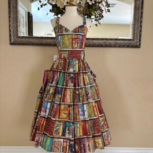 NEW! Bernie Dexter Celine Dress in Story Time Print